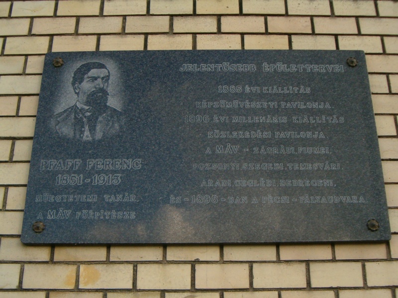Budapest: Pfaff Ferenc halálának évfordulója